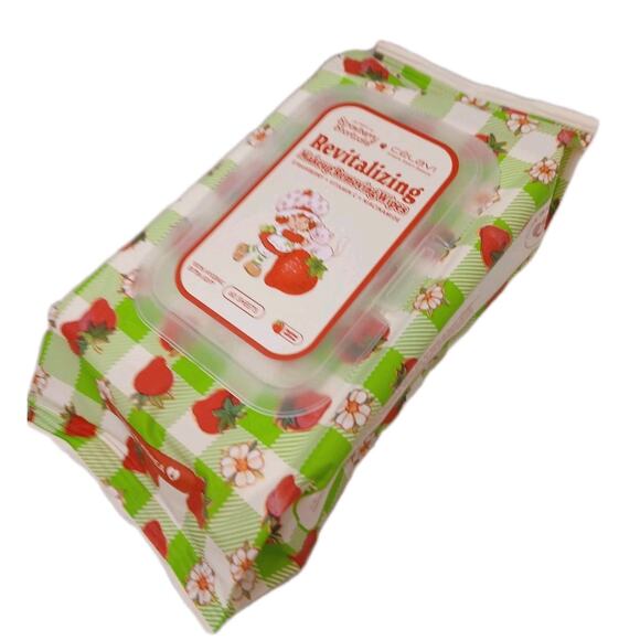 Rare 60 Pc Celavi Strawberry Shorthcake Makeup Remover Vit C Niacinamide Hygenic - Picture 3 of 8